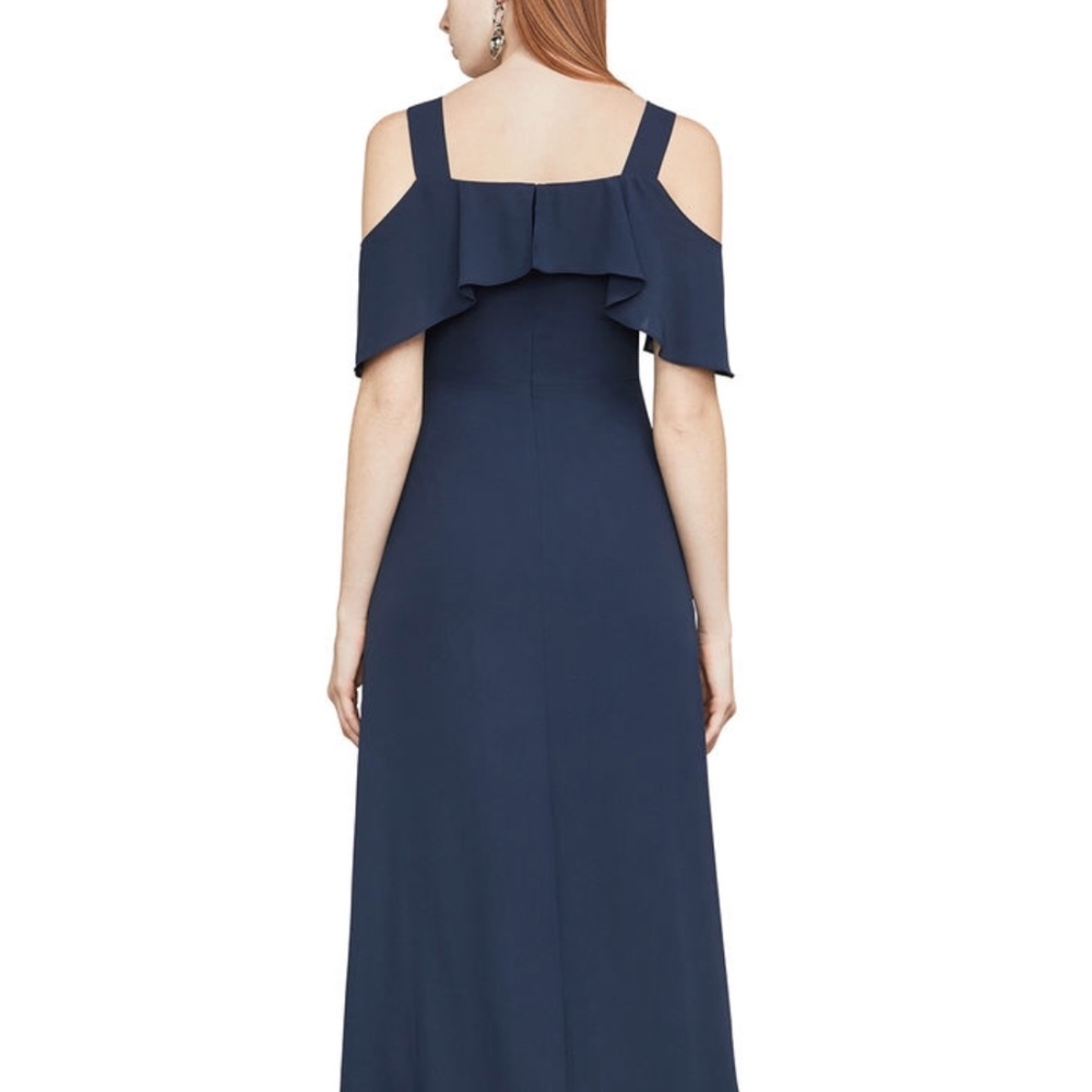 BCBGMaxazria Charley Cold-Shoulder Gown